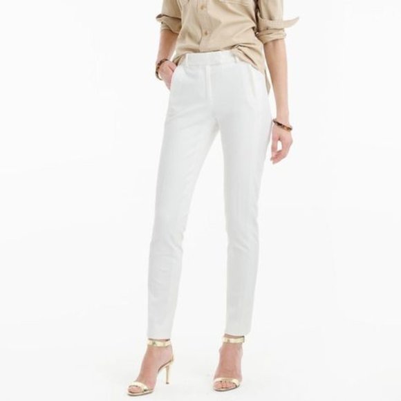 NEW J Crew Maddie Tapered Wool-Blend Trousers - Picture 1 of 7